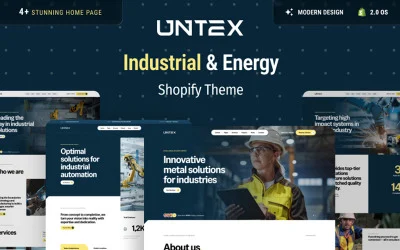 Ap Untex – Industrial &amp;amp; Energy Shopify Theme