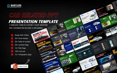 Automotive and Car Dealership PowerPoint Template