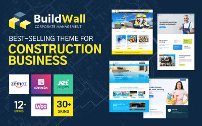 BuildWall - Construction WordPress Theme for Architecture &amp;amp; Building Companies