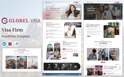 GlobalVisa – Immigration &amp;amp; Visa Consulting WordPress Theme