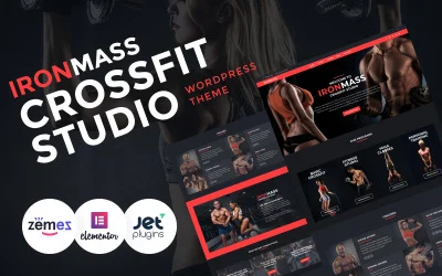 IronMass - Personal Trainer, Gym &amp;amp; Fitness WordPress Elementor Theme