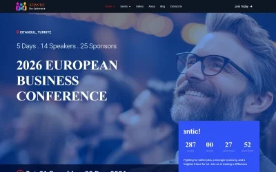 JL Atlantic Event Conference and Meeting  Joomla6 Template