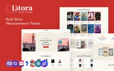 Litora - Book Store WooCommerce Theme