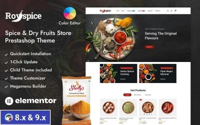 Royspice - Online Spice Store Prestashop Responsive Theme